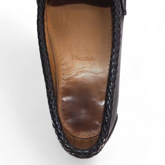 Allen Edmonds Maxfield Tassel Leather Slip-on Loafers 47711 Black Men's 10D - Picture 12 of 12